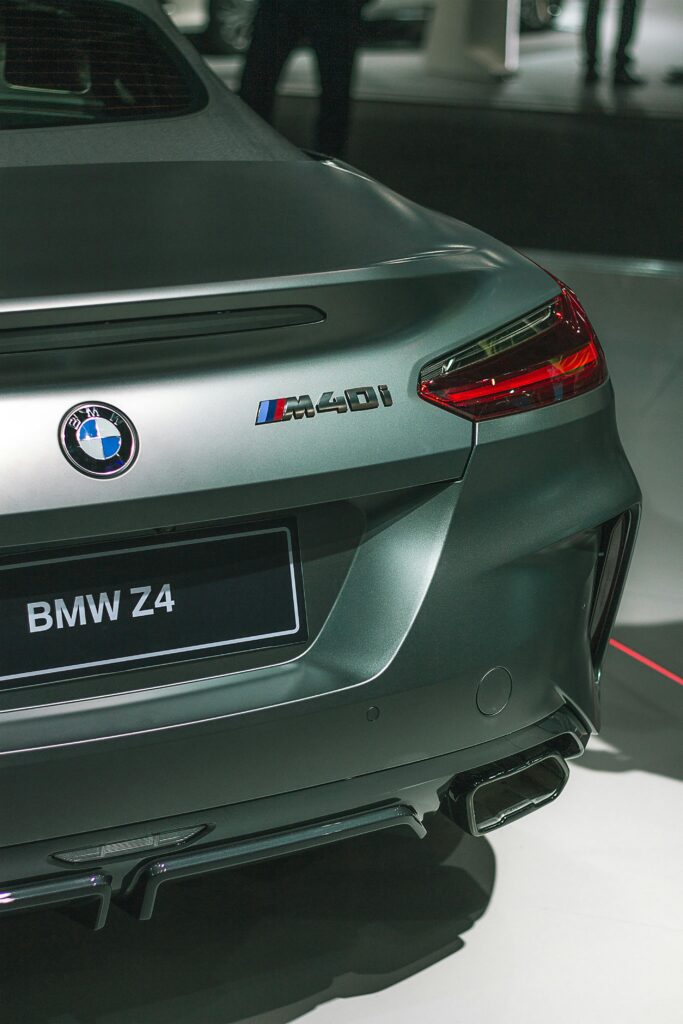 Sleek and modern BMW Z4 M40i, showcasing luxury and powerful design.
