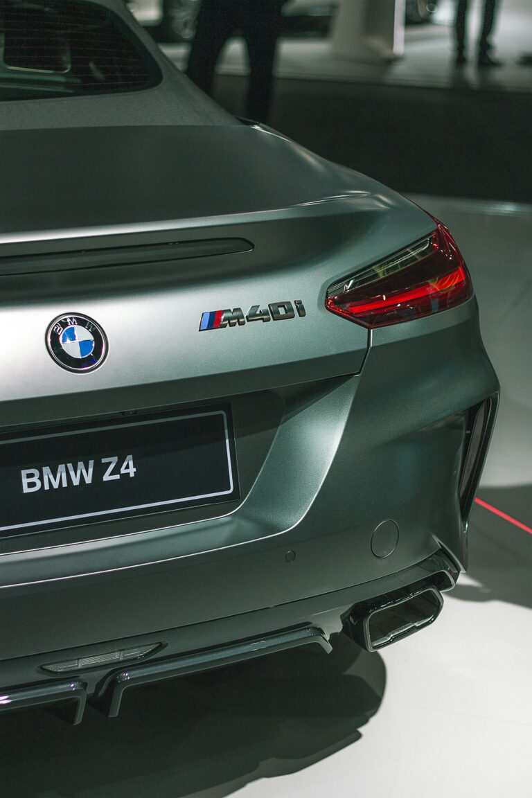 Sleek and modern BMW Z4 M40i, showcasing luxury and powerful design.
